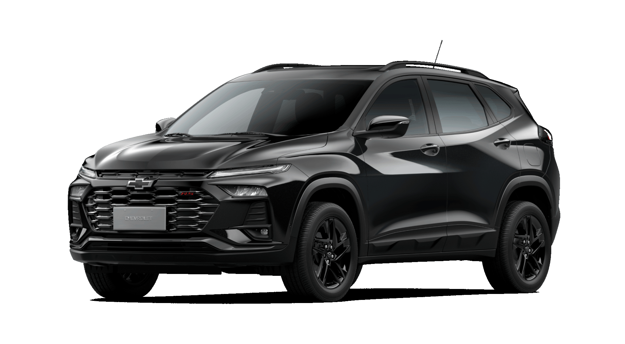 Vista lateral de Tracker RS negro