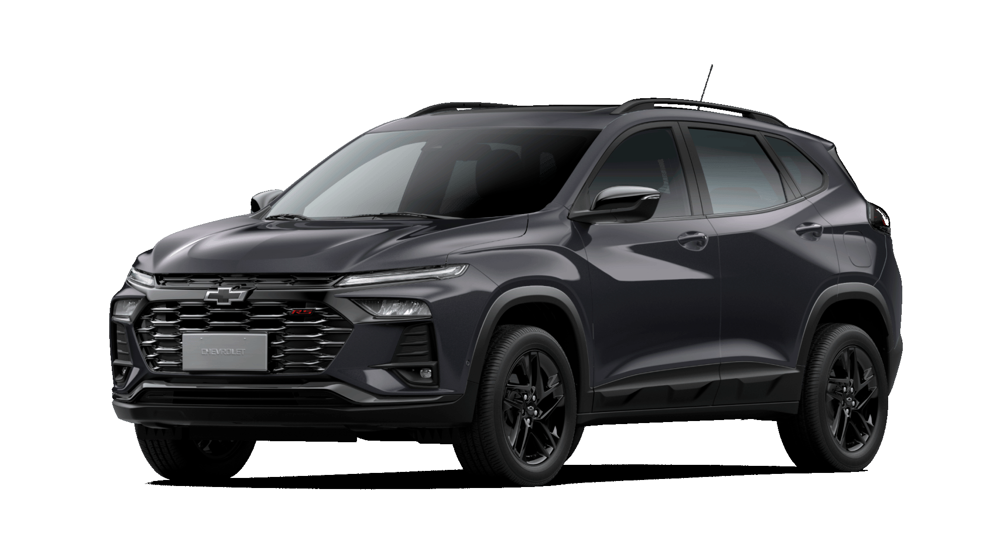 Vista lateral de Tracker RS gris