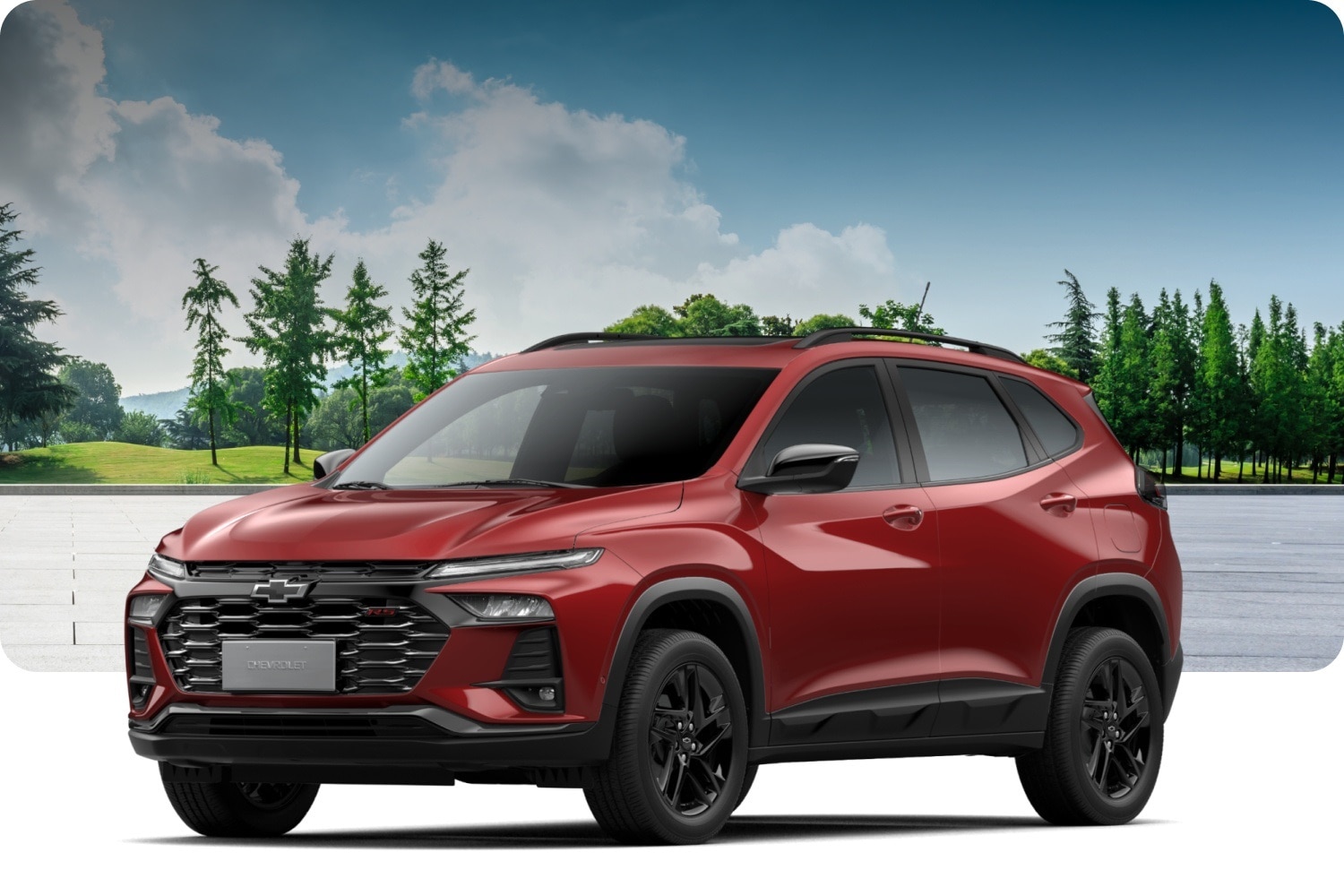 Tracker RS roja diseño deportivo
